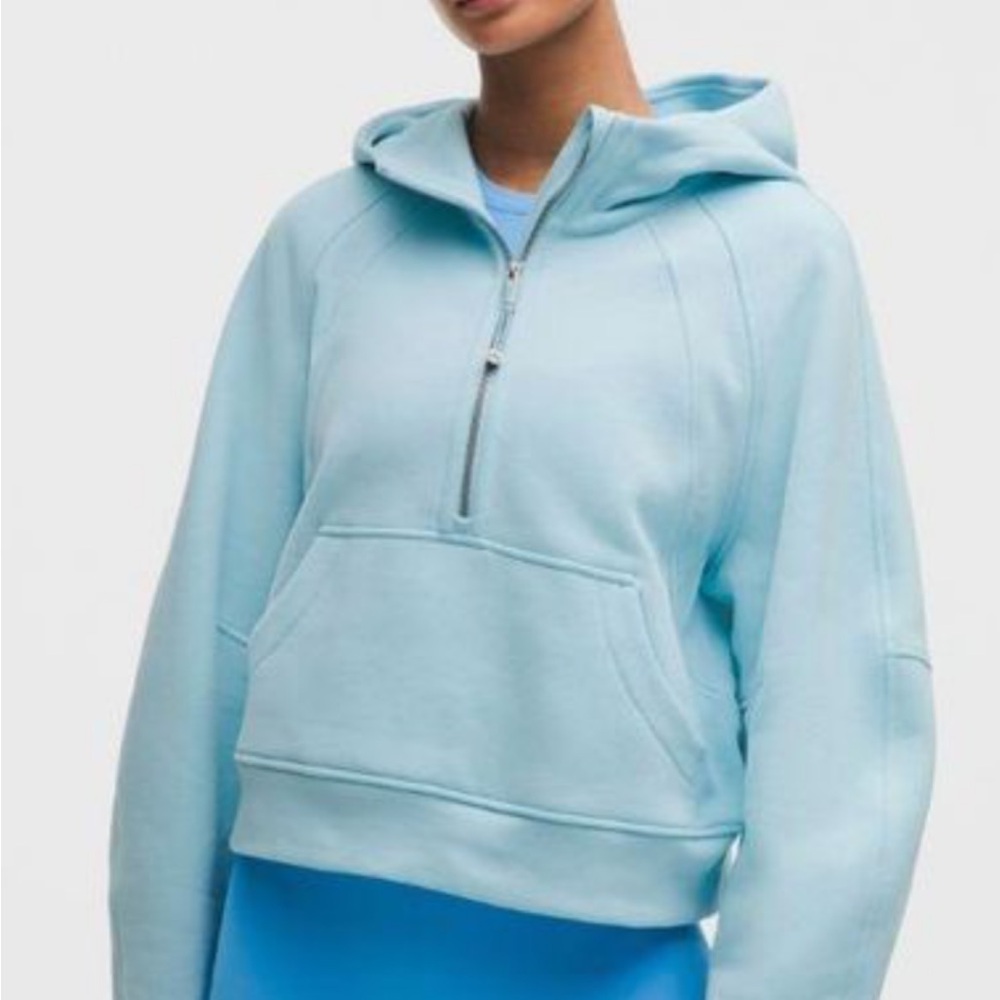 lululemon athletica FOAM CLOUD Half-Zip oversized Scuba hoodie xs s small